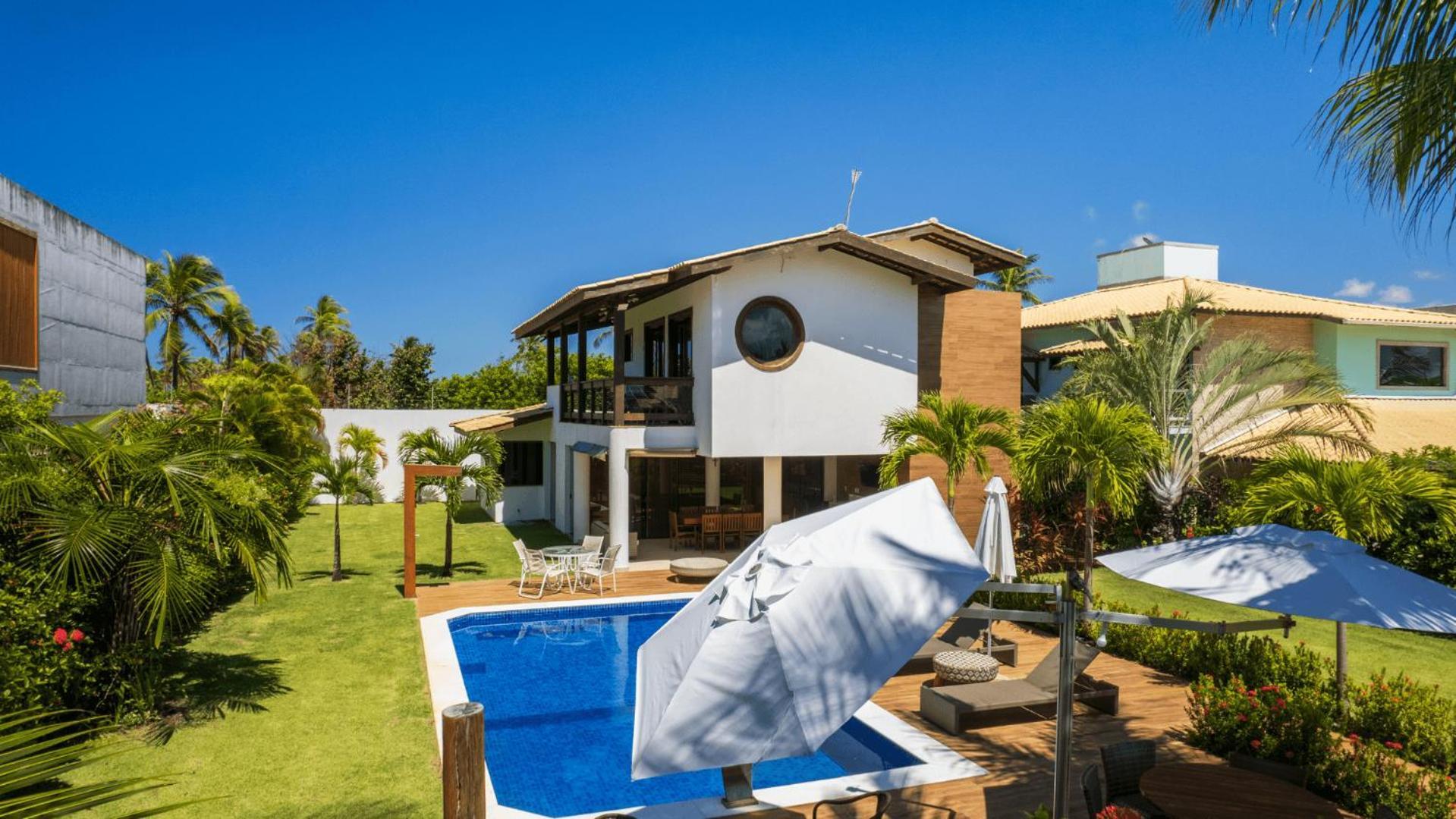 Casa Cerqueira 4 Suites Guarajuba Cond. Frente Mar Camassari 部屋 写真